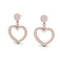 love heart errings S434