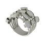 Elegant Multi - Band Ring