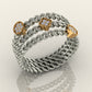 Diamond - Studded Chain Ring