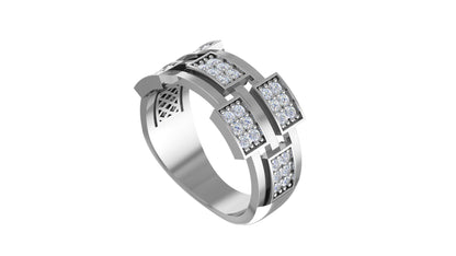 Elegant Diamond - Studded Ring S16