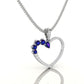 Radiant Love Sapphire Necklace