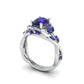 Amethyst and Sapphire Blossom