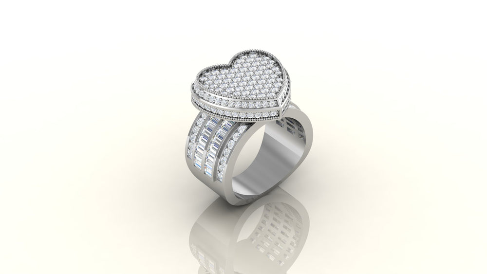 Forever Gleam Heart Ring