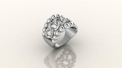 Ornate Bubble Ring