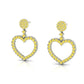 love heart errings S434