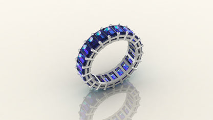 Exquisite Emerald Cut Diamond Ring