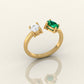Double Delight Gemstone Ring