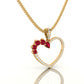 Radiant Love Sapphire Necklace