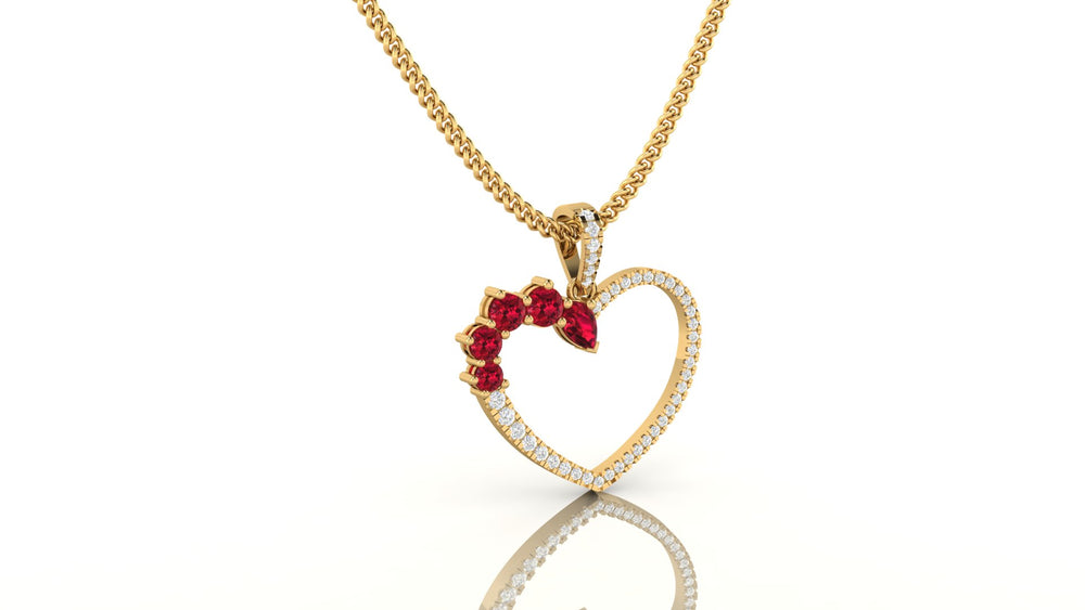 Radiant Love Sapphire Necklace