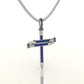 Radiant Wrapped Cross Necklace