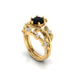 Obsidian Grace Statement Ring S678