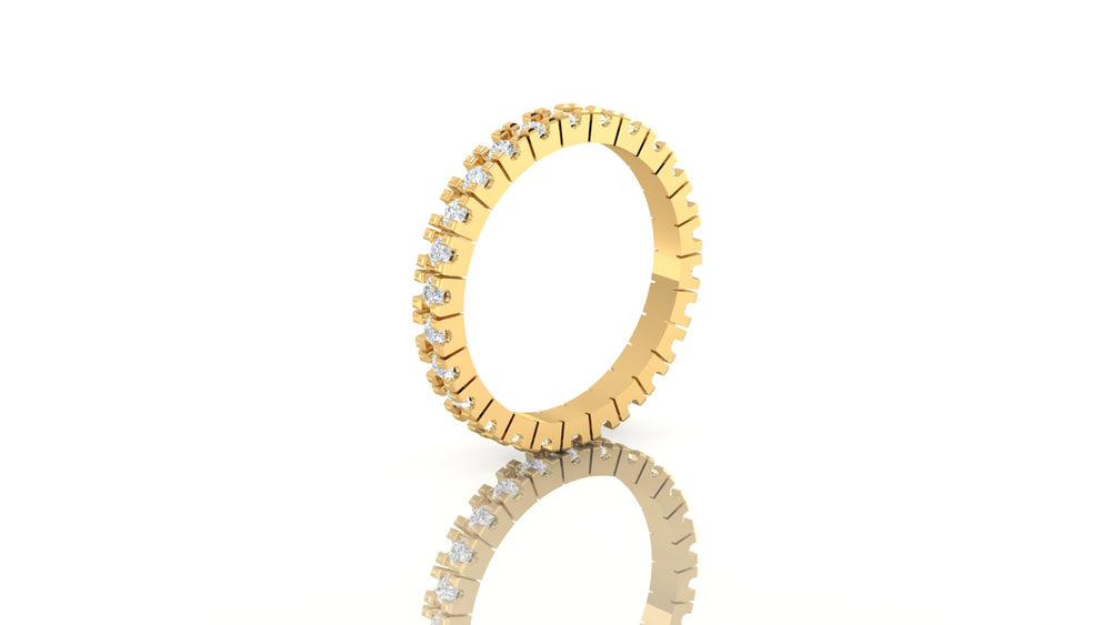 Shimmering Eternity Ring