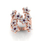Dazzling Flower Cluster Ring