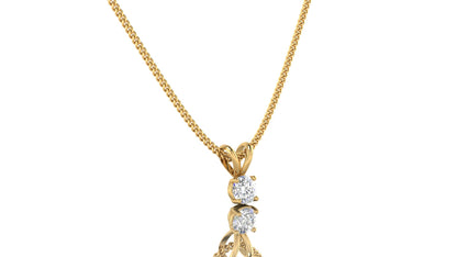 Aurora Diamond Drop Necklace