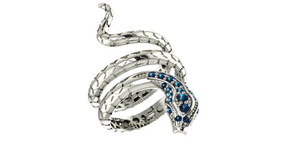 Elegant Snake Scale Ring