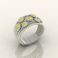 Daisy Chain Gemstone Ring
