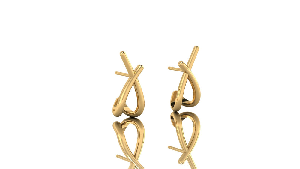 Sleek Knot Earrings