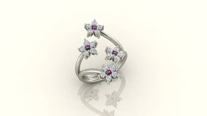 Luminous Flower Ring