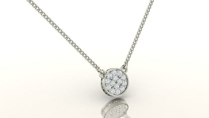 Sparkling Halo Necklace