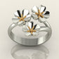 Triple Blossom Ring