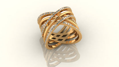 Radiant Crossover Ring