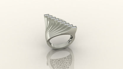 Ethereal Cascade Ring