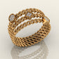 Diamond - Studded Chain Ring