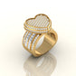 Forever Gleam Heart Ring