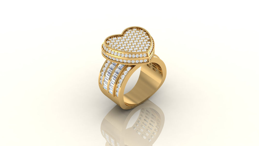 Forever Gleam Heart Ring