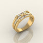 Intricate Weave Diamond Ring