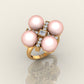 Four - Pearl Clover Ring