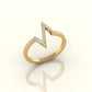 Zigzag Spark Ring