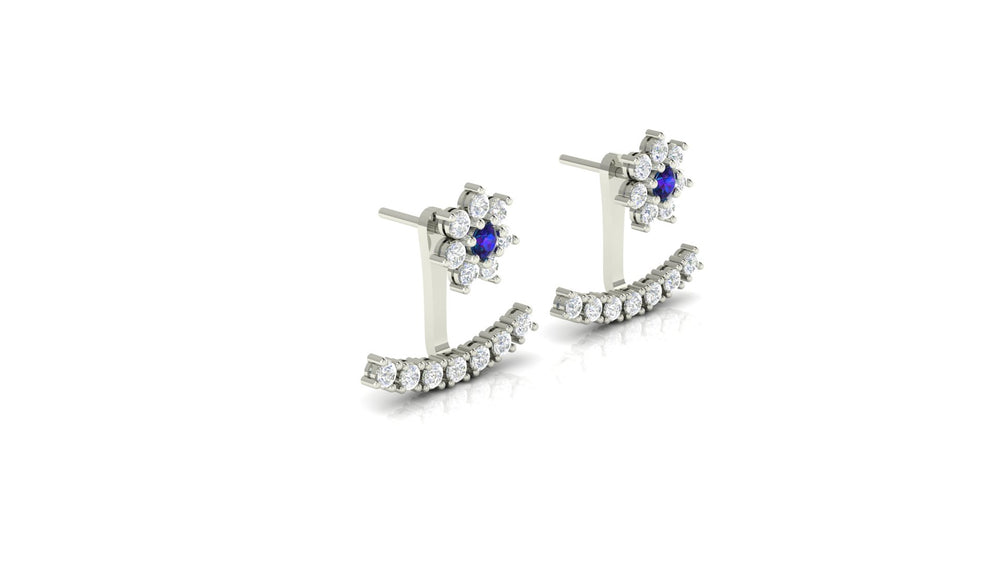 Luxe Bloom Climbers Earrings