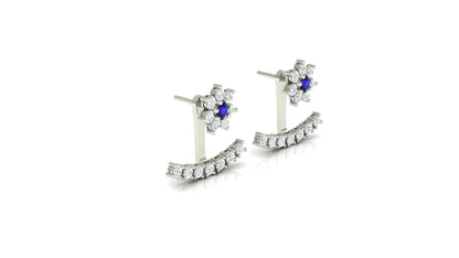 Luxe Bloom Climbers Earrings