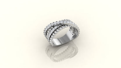 Celeste Crossover Ring