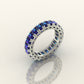 Emerald Eternity Wedding Band