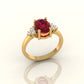 Oval Citrine Halo RinG