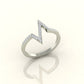 Zigzag Spark Ring