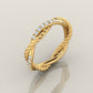 Braided Sparkle Ring S 178