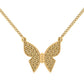 Radiant Butterfly Charm Necklace