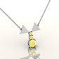 Modern Triangle Necklace