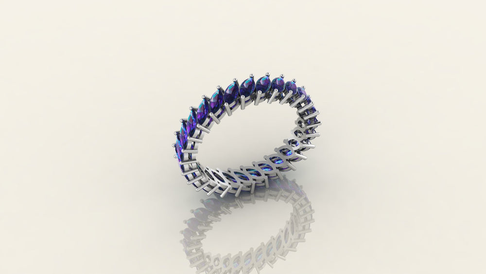 Amethyst Eternity Ring