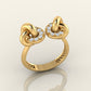 Interlocking Knot Ring