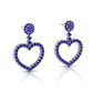 love heart errings S434