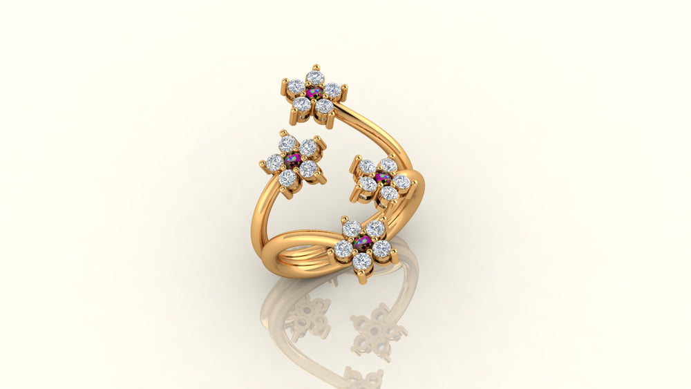 Luminous Flower Ring