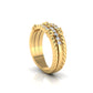 Intricate Weave Diamond Ring