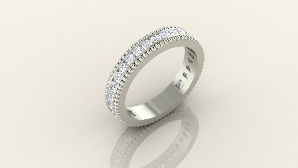 Beaded Beauty Diamond Ring