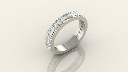 Beaded Beauty Diamond Ring