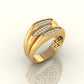 Luminous Triple Pathway Ring