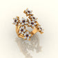 Dazzling Flower Cluster Ring